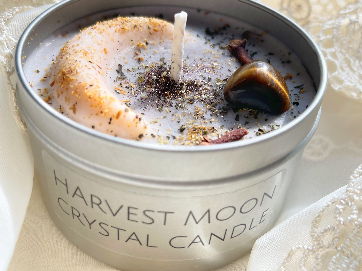 Harvest Moon Crystal Candle