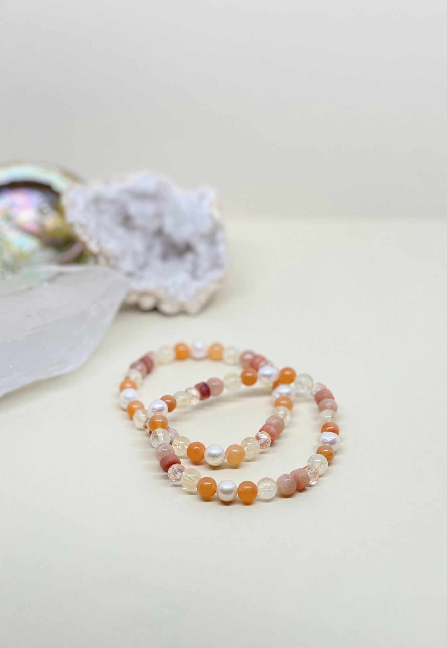 Crystal + Pearl Bracelet