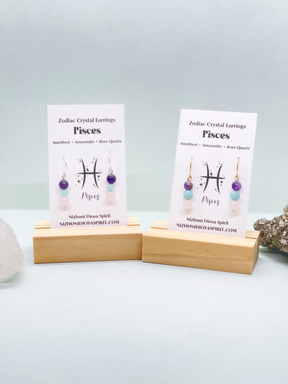 Pisces Crystal Earrings