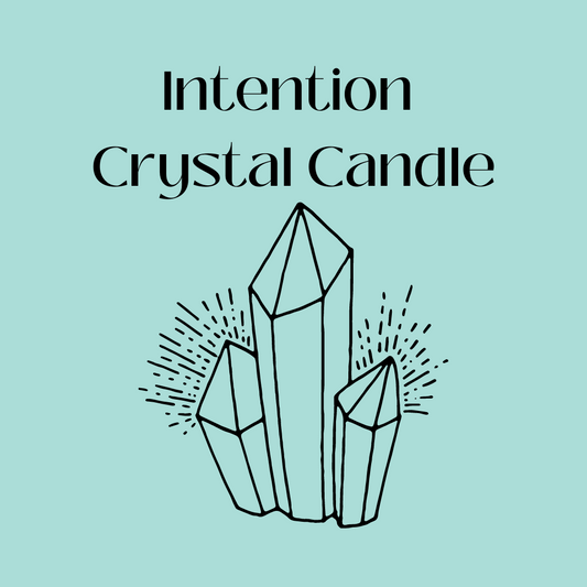 Intention Crystal Candle