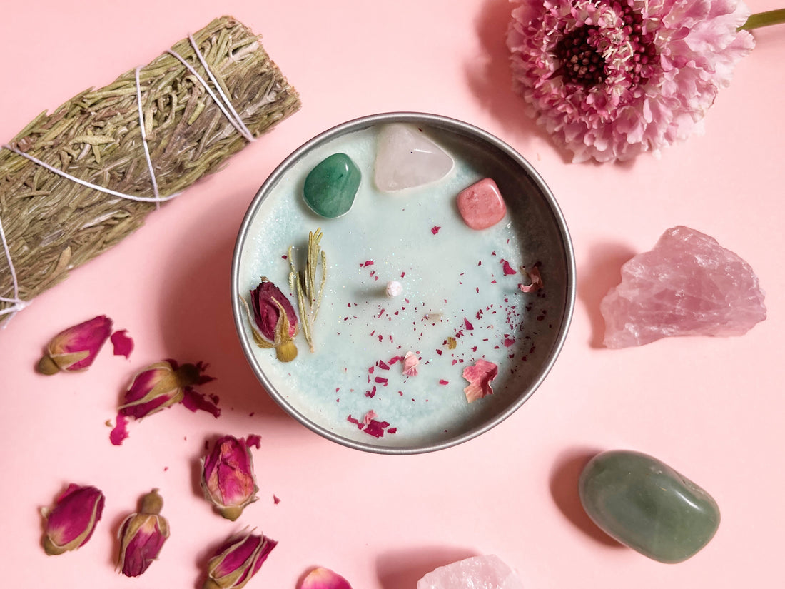 Taurus Zodiac Sign Astrology Crystal Candle Nizhoni Diosa Spirit