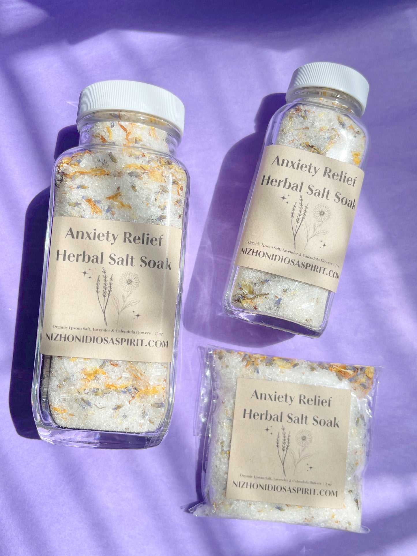 Anxiety Relief Herbal Salt Soak