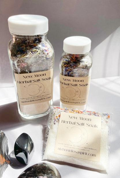New Moon Herbal Salt Soak