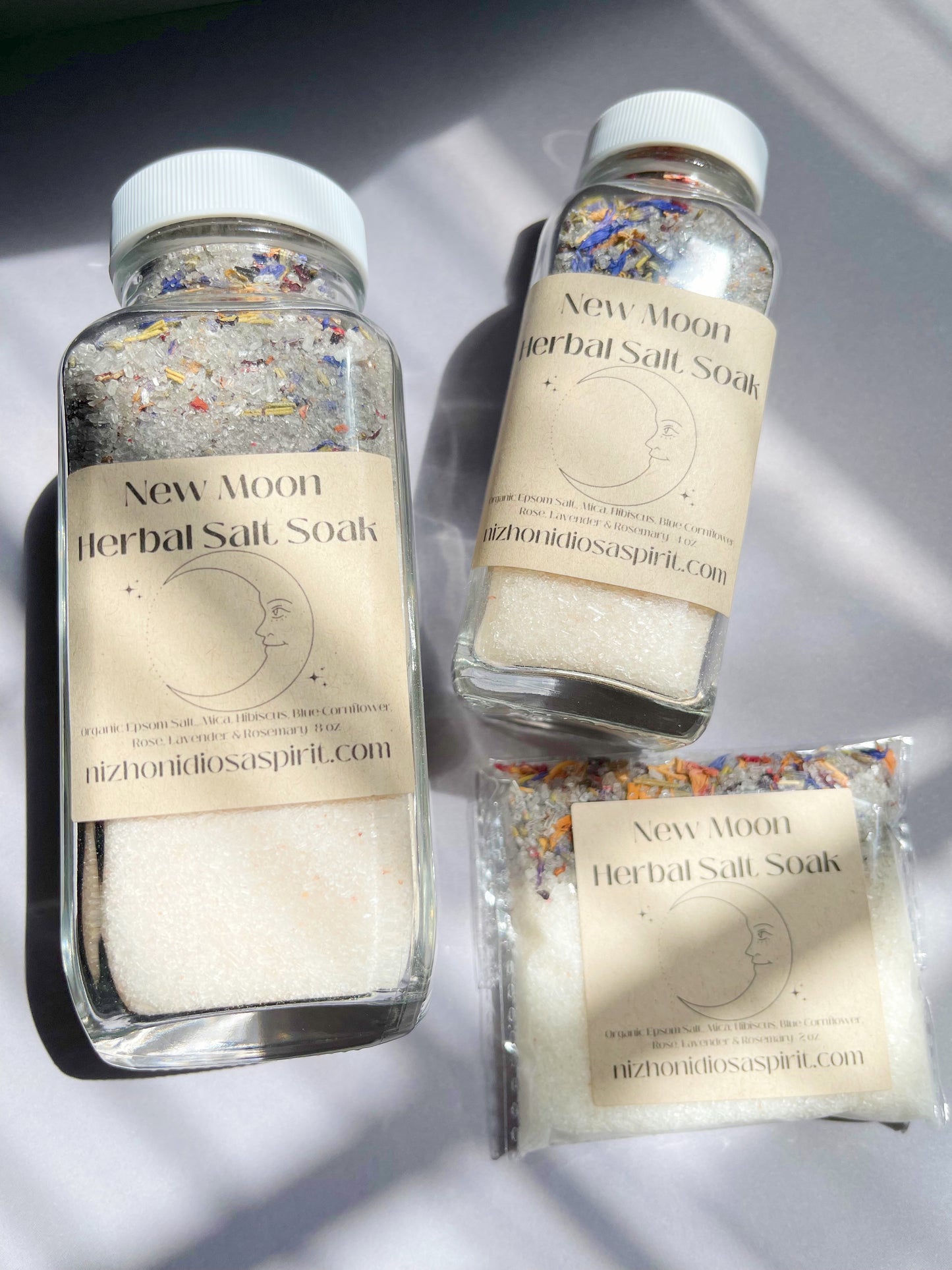 New Moon Herbal Salt Soak