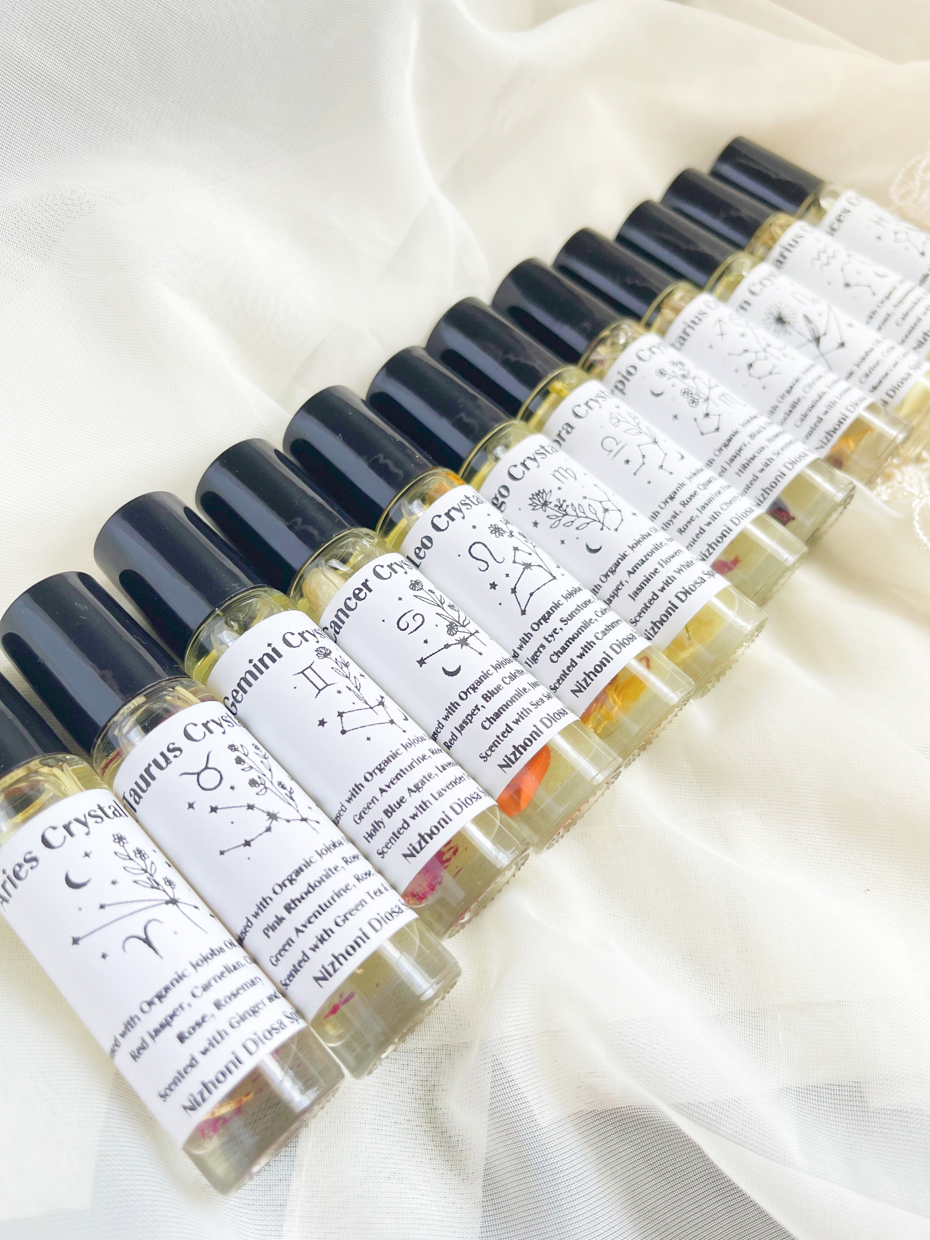 Full Zodiac Crystal Oil Set – Nizhoni Diosa Spirit